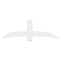 Ekena Millwork Bellingham Architectural Grade PVC Gable Bracket, 72"W x 24"H x 6"D x 6"F, 8/12 Pitch GBP072X24X0606BEL00 - alternate 3